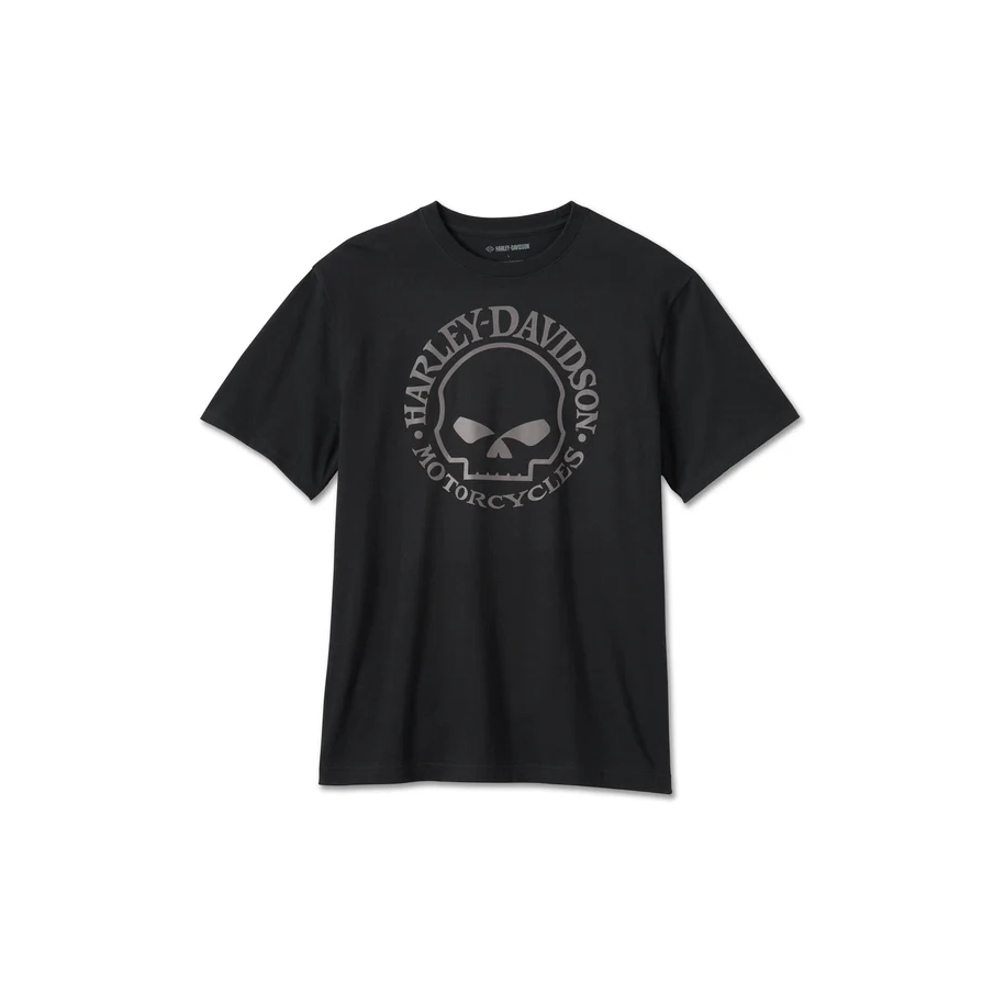 Men's Willie G Skull Tee - Black - Vyriški marškinėliai