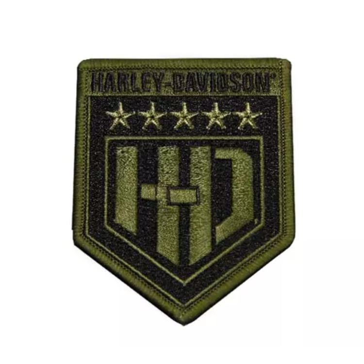 HD Patch Green Shield 3,5" Black/Green