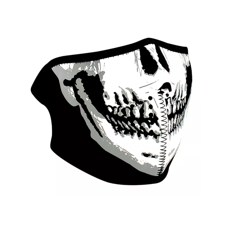 Skull Face Neoprene Neoprene Half Fa