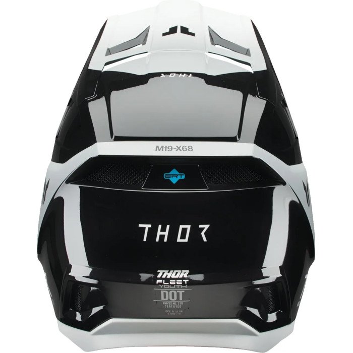 HELMET FLEET YTH STORM BK/WH S