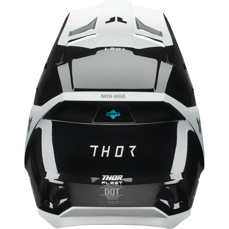 HELMET FLEET YTH STORM BK/WH S