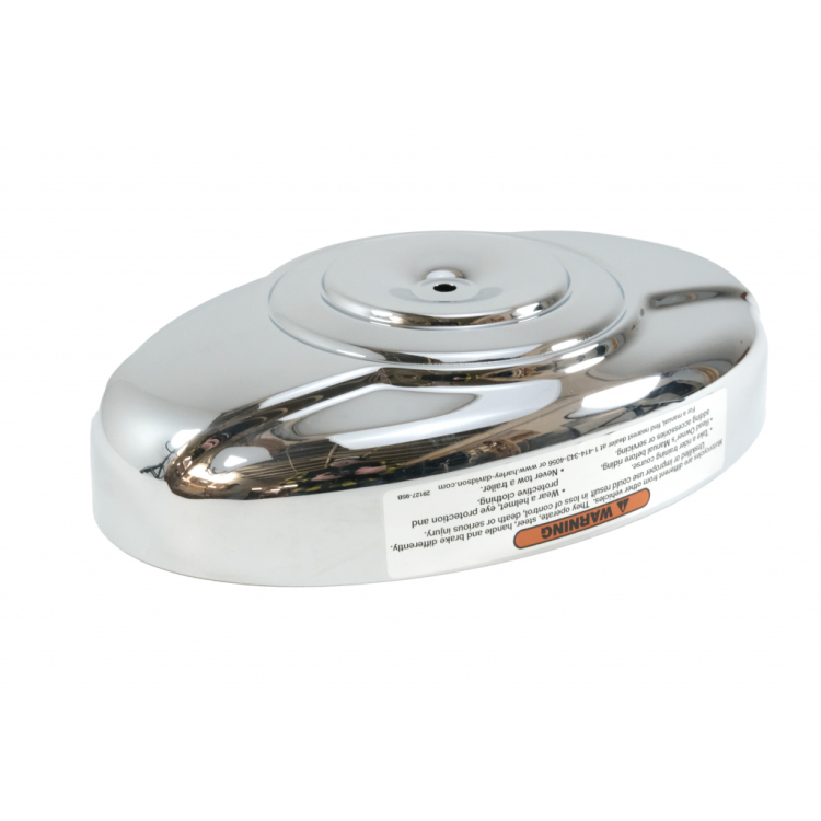 COVER AIR CLEANER  W/ LABEL (CHROME)