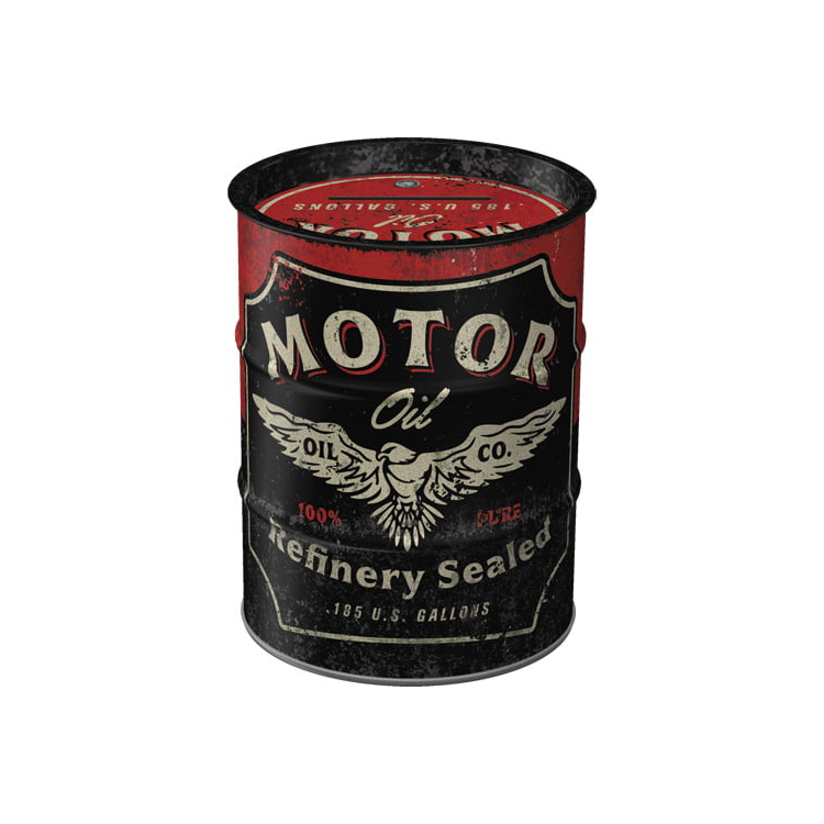 Motor Oil Money Box Oil Barrel Shaped - dežutė pinigams