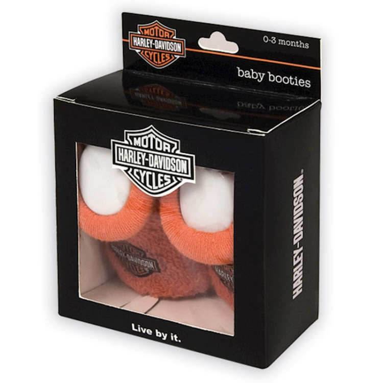 Harley-Davidson® Baby Boys' Boxed Booties, Bar & Shield Logo,  - Batukai kūdikiams