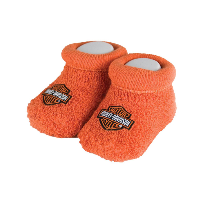 Harley-Davidson® Baby Boys' Boxed Booties, Bar & Shield Logo,  - Batukai kūdikiams