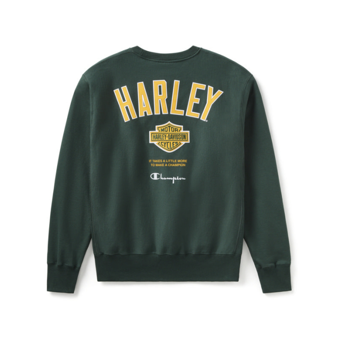 Champion x Harley-Davidson Fanatic Crew Neck Sweatshirt - džemperis