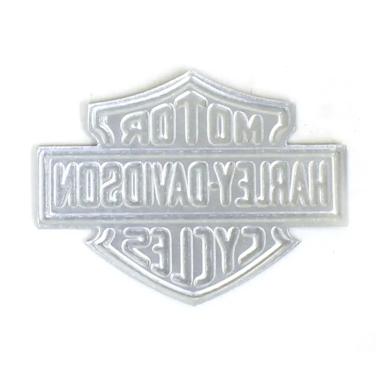 Metal Adhesive-Backed Bar & Shield Logo