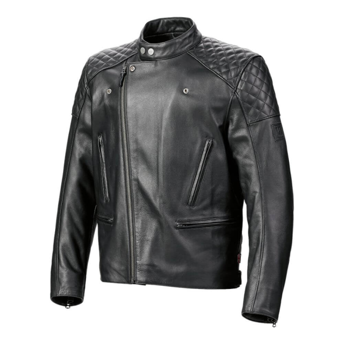 Braddan Asymmetric Jacket Black - Važiavimo striukė