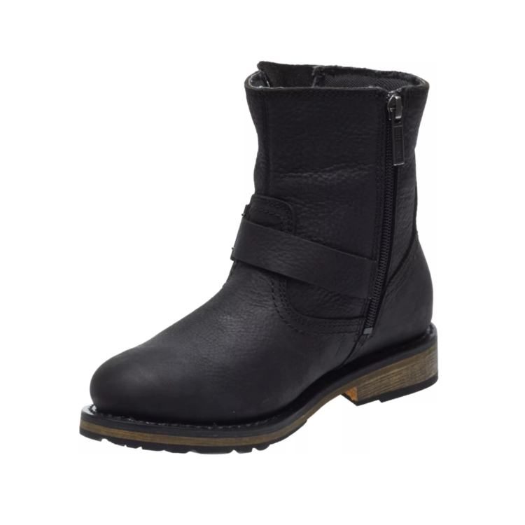 Harley Davidson Ladies Kommer Black Waterproof CE Approved Leather Boots - Batai