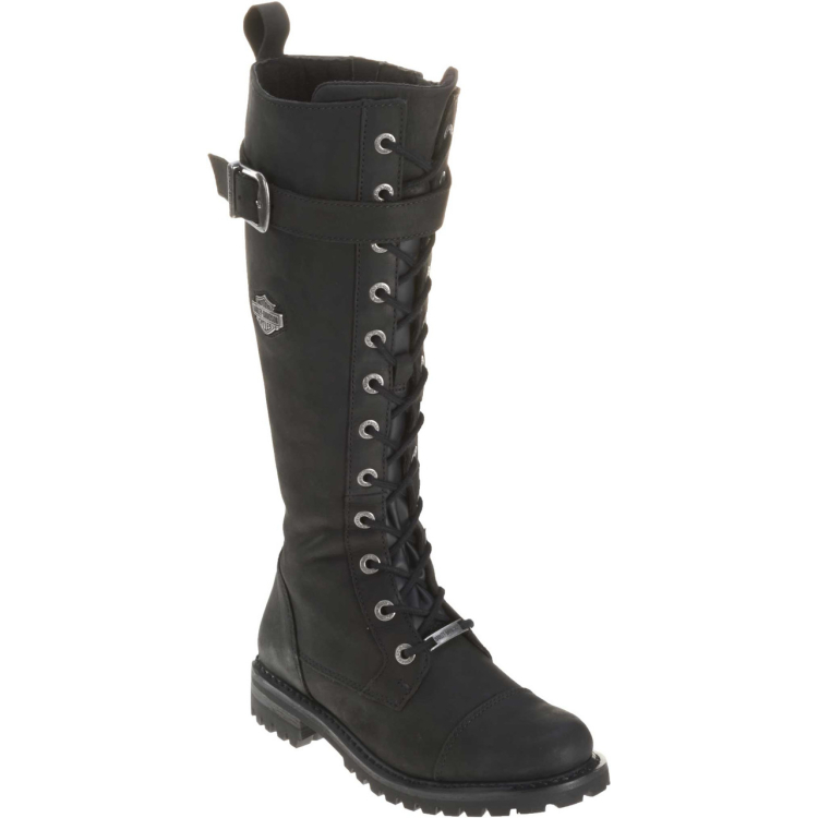 Harley-Davidson® Women's Savannah Black Leather - Moteriški batai