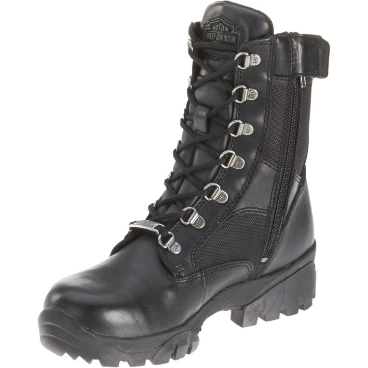 Harley-Davidson® Women's Hennie Waterproof Black Leather Motorcycle Boots - Moteriški batai