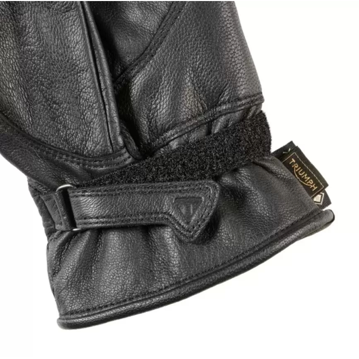 Triumph Suffolk Leather Gore-Tex® Glove In Black With D30 - Pirštinės