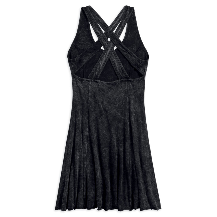 Harley-Davidson® Women's Back Strap Snow Wash Casual Dress - Suknelė