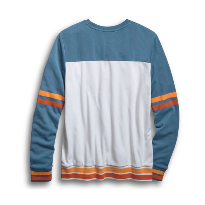 Women’s Retro Varsity Pullover Sweatshirt - Moteriškas džemperis