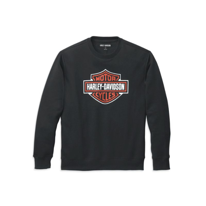 Harley-Davidson® Men's Bar & Shield Crewneck Pullover - Džemperis