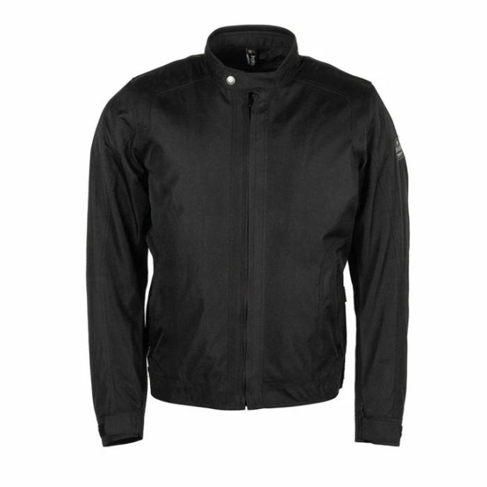 Textile Helstons Stoner Tissu Jacket Black - Važiavimo striukė