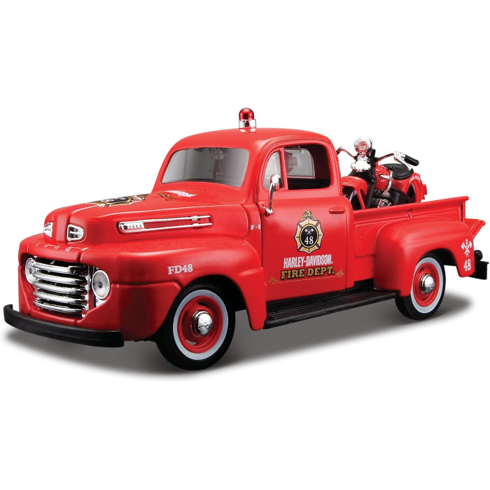 1:24 H-D 36 EL KNUCKLEHEAD + 1948 FORD F-1