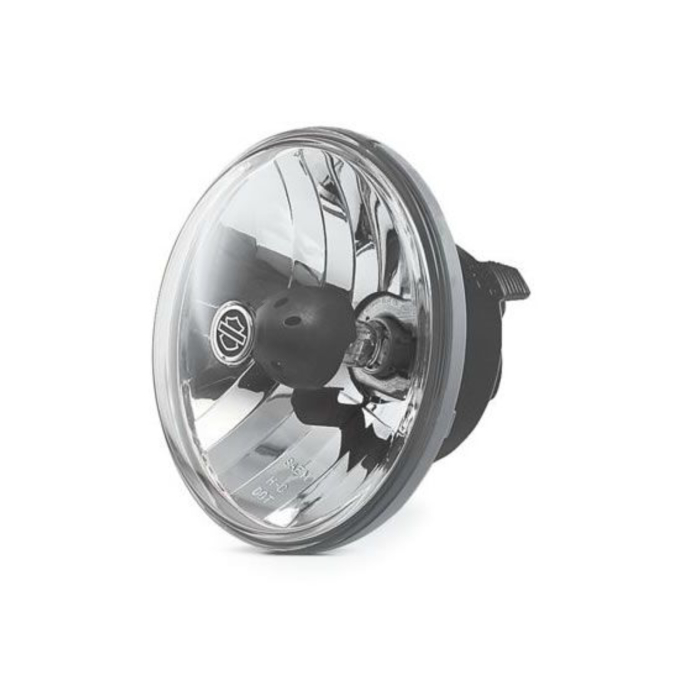 Halogen Headlamp- Clear Smooth Lens with Reflector Optics