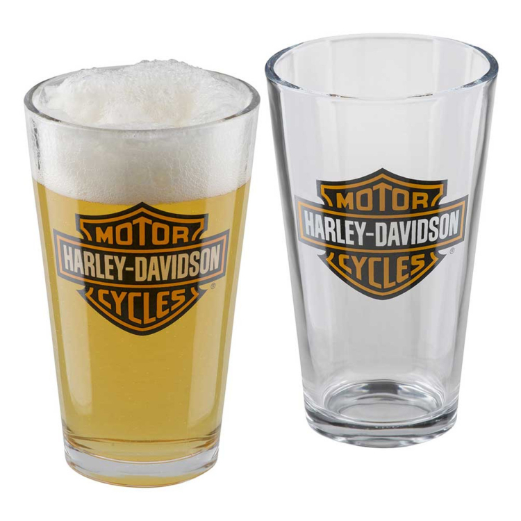 Harley-Davidson Pint Glas Set - Stiklinių rinkinys