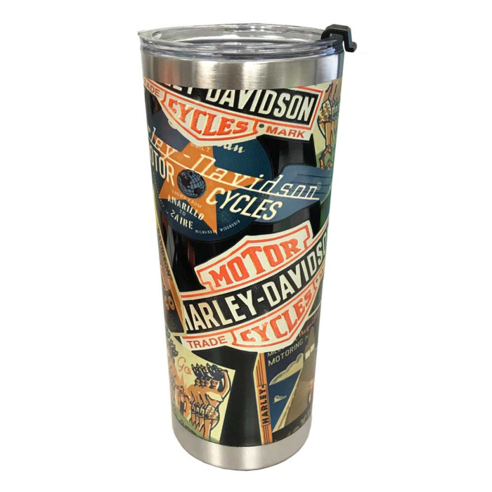 Harley-Davidson® Destinations Textured Travel Mug - Gertuvė