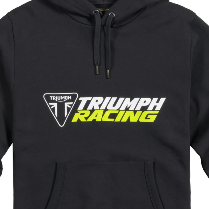 Racing Hoodie Black - Džemperis