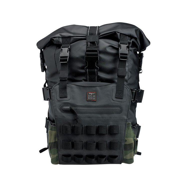 Biltwell, Exfil-60 bag. juoda kuprinė (skirta ant motociklo galo)