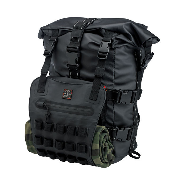 Biltwell, Exfil-60 bag. juoda kuprinė (skirta ant motociklo galo)