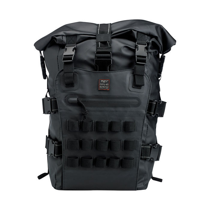 Biltwell, Exfil-60 bag. juoda kuprinė (skirta ant motociklo galo)