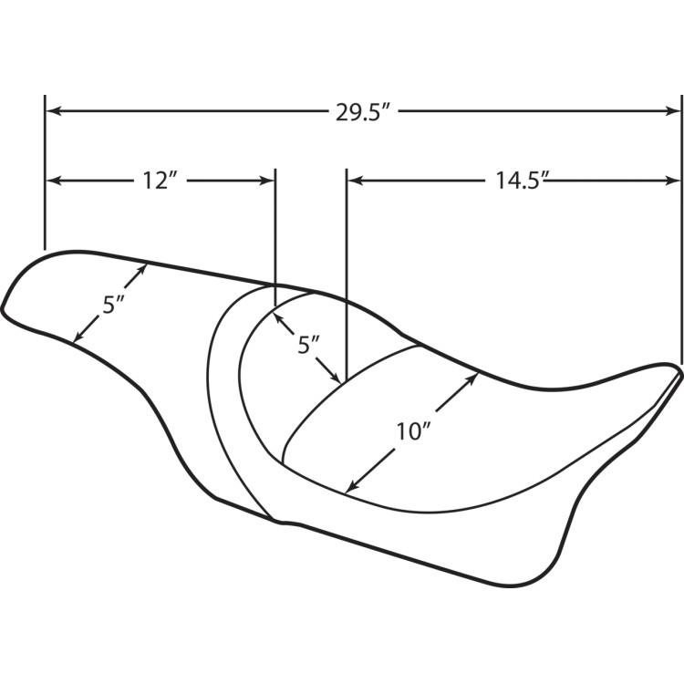 SEAT PRED SMTH 94-96FLHR