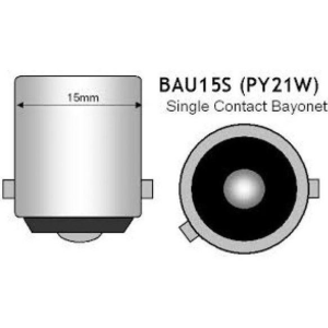 Lemputė 21W BAU15s