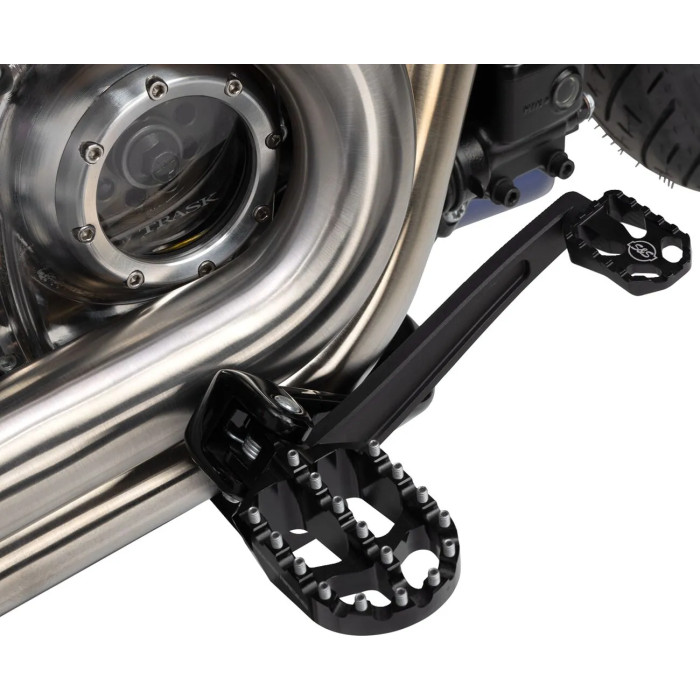 Brake Pedal mid-mount Black M8