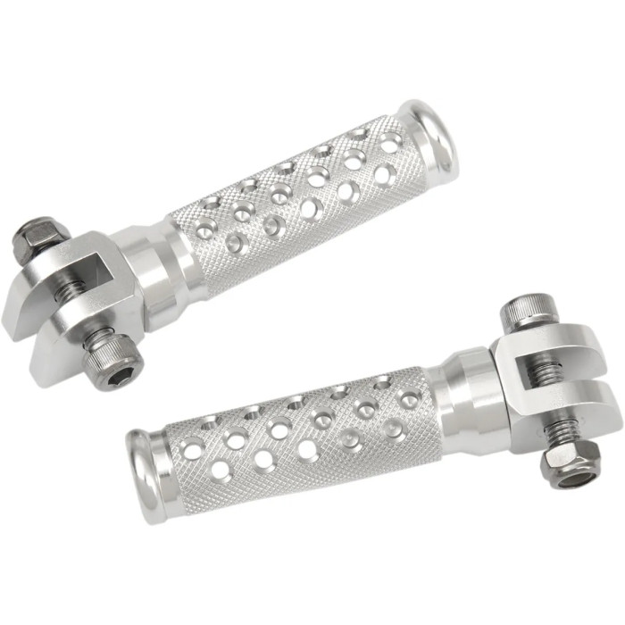 FOOTPEGS SLASH-CUT SILVER