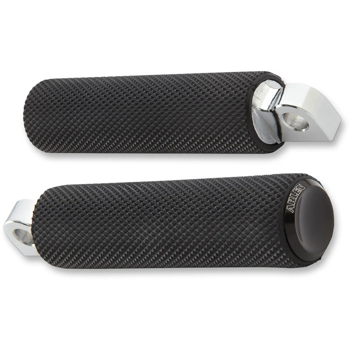FOOTPEGS - KNURLED - BLACK
