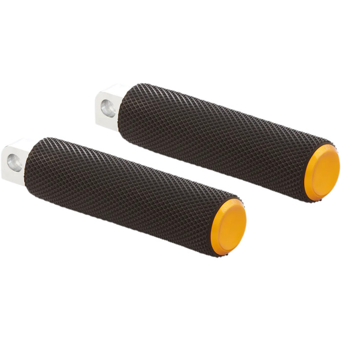 FOOTPEGS - KNURLED - GOLD