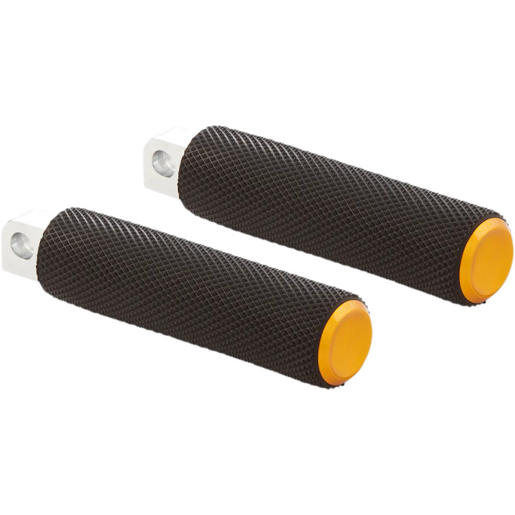 FOOTPEGS - KNURLED - GOLD