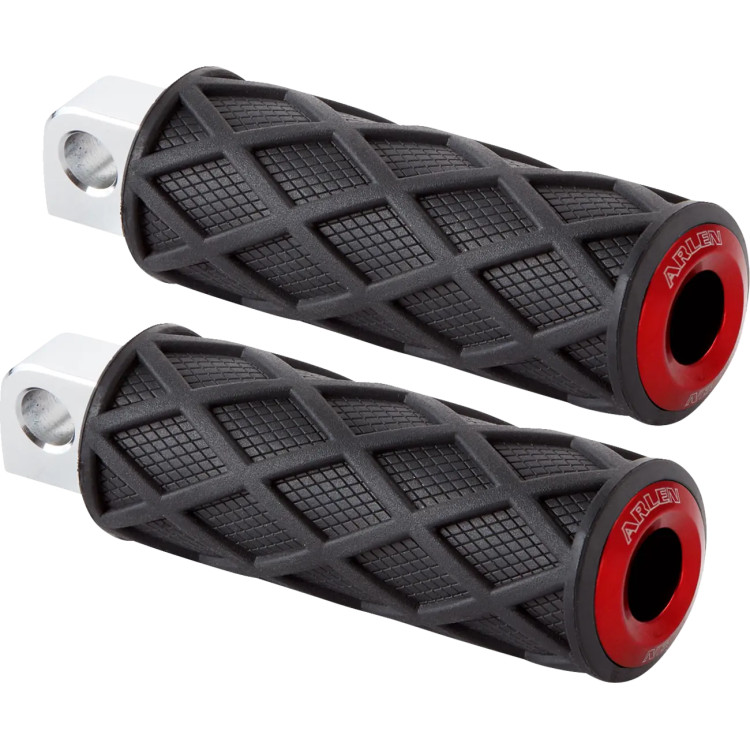 FOOTPEGS - DIAMOND - RED