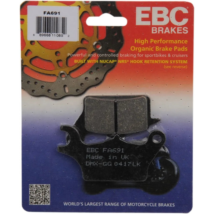 BRAKE PAD FA SER ORGANIC