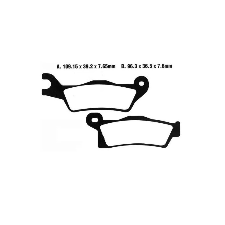 BRAKE PAD SINT/CAR OFF