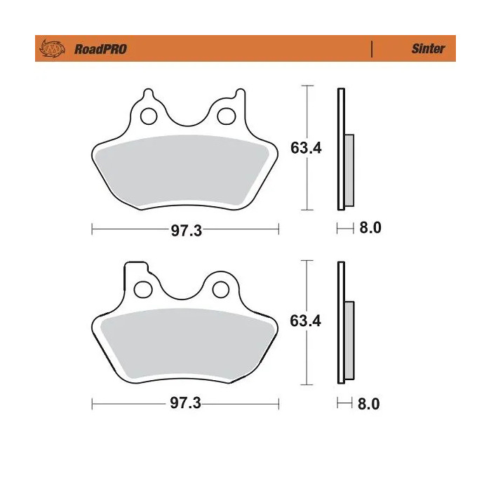 BRAKE PAD SINT REAR