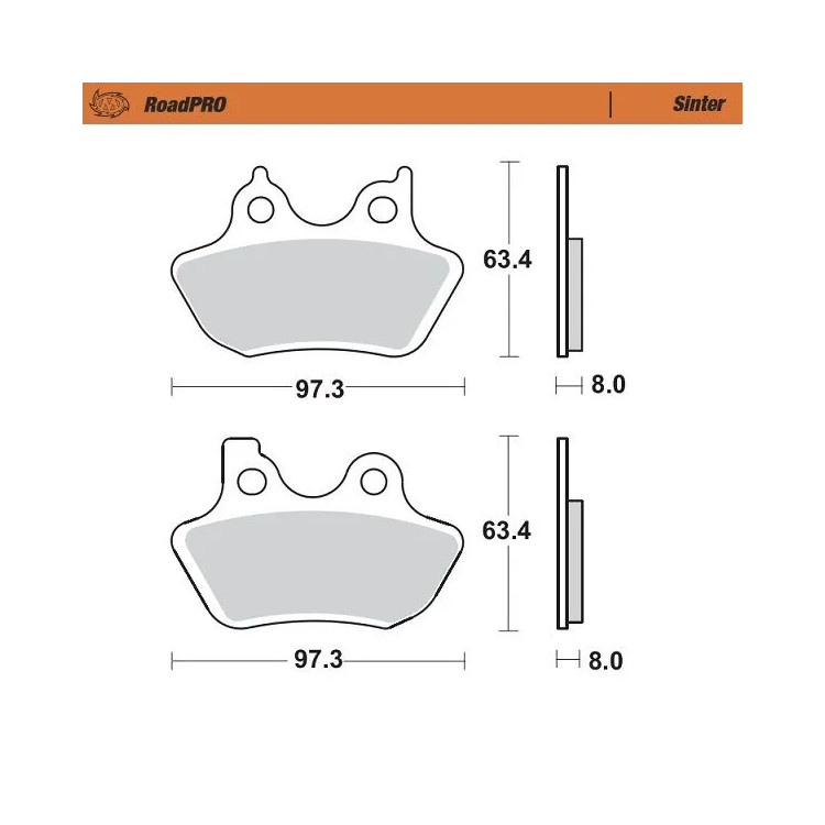 BRAKE PAD SINT REAR