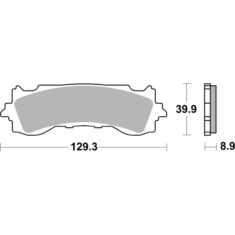 BRAKE PAD SINT FR