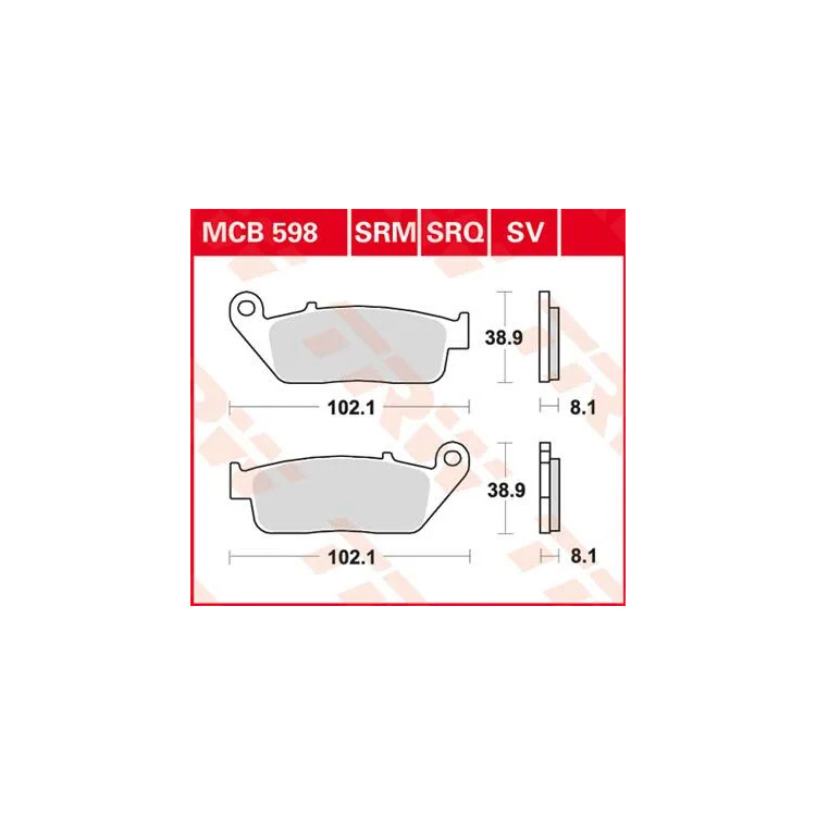BRAKE PAD SINT FR