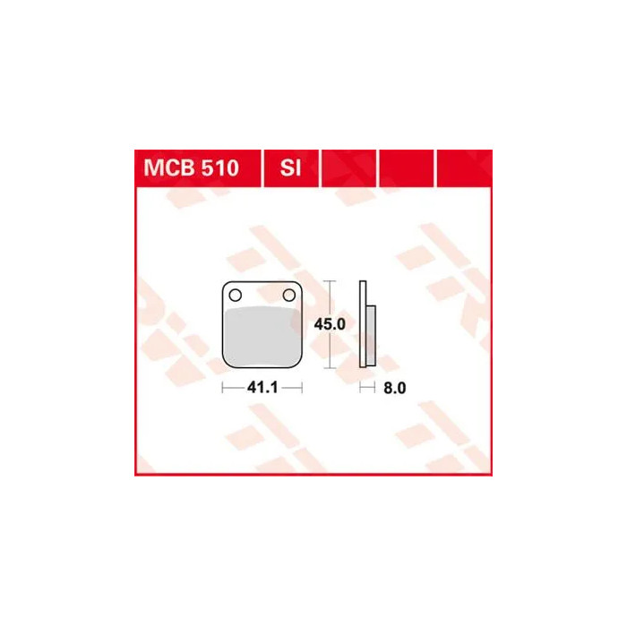 BRAKE PAD SINT/CAR OFF