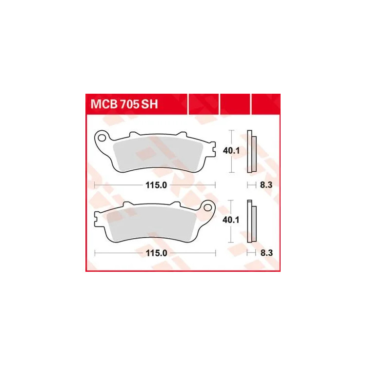 BRAKE PAD SINT REAR