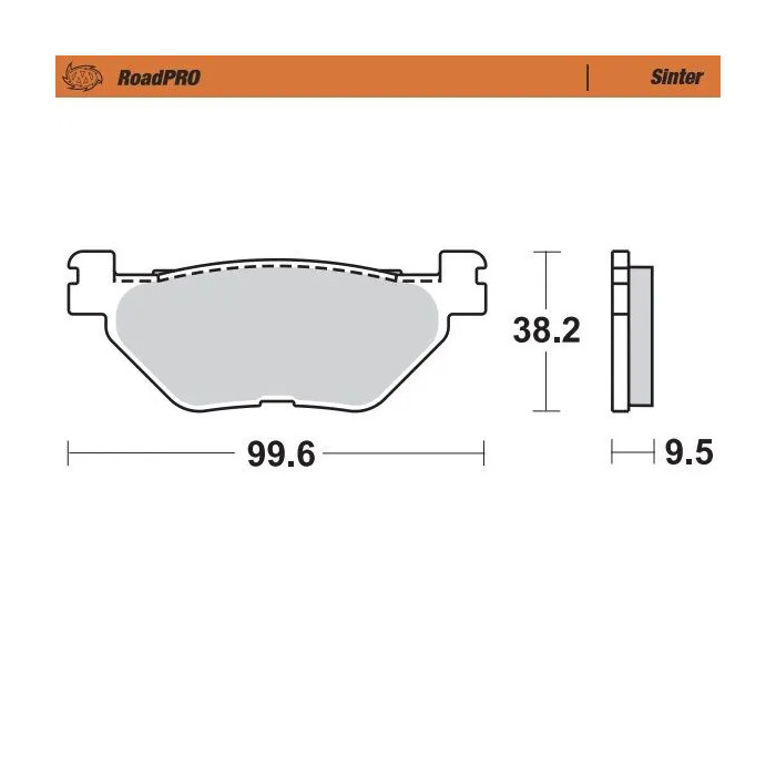 BRAKE PAD SINT REAR