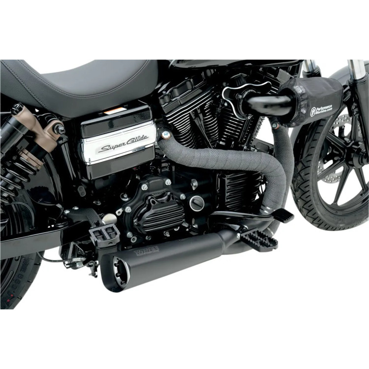 WRAP EXH 2X25 BLK W/TIE