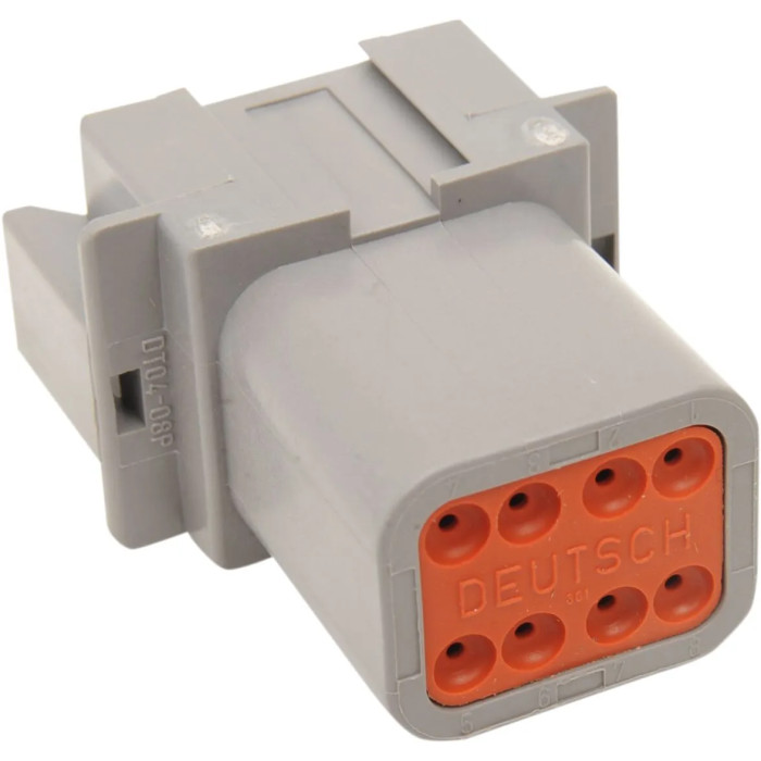 RECEPTACLE DEUTSCH GREY 8