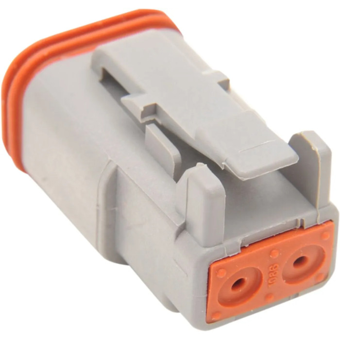 PLUG DEUTSCH GREY 2 PIN
