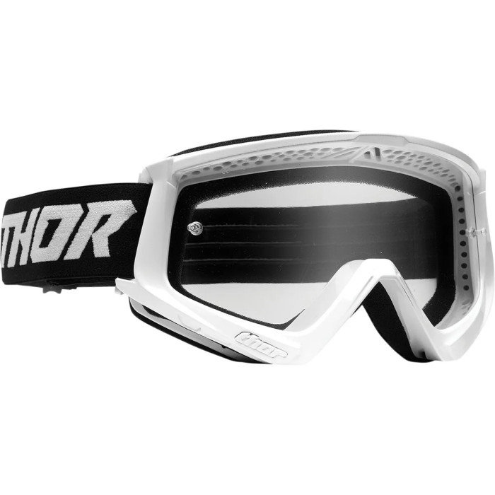 GOGGLE COMBAT RACR WH/BK