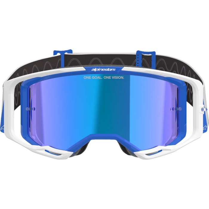 GOGGLE VISION 8 CORP BL/WT MIR